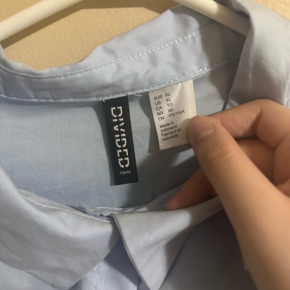 H&M Light Blue Shirt - Picture 3 of 3